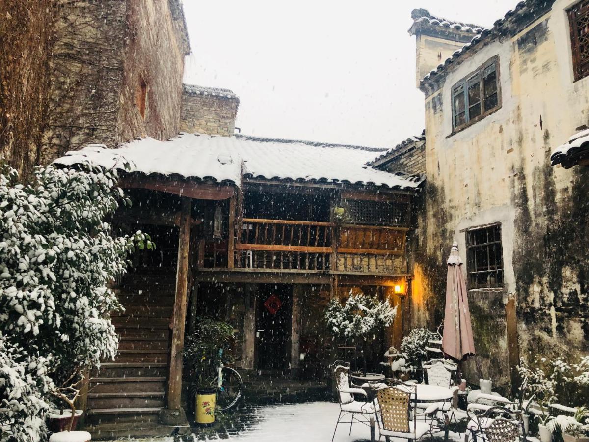 Ferienwohnung Old Street Courtyard Huang Shan Exterior foto