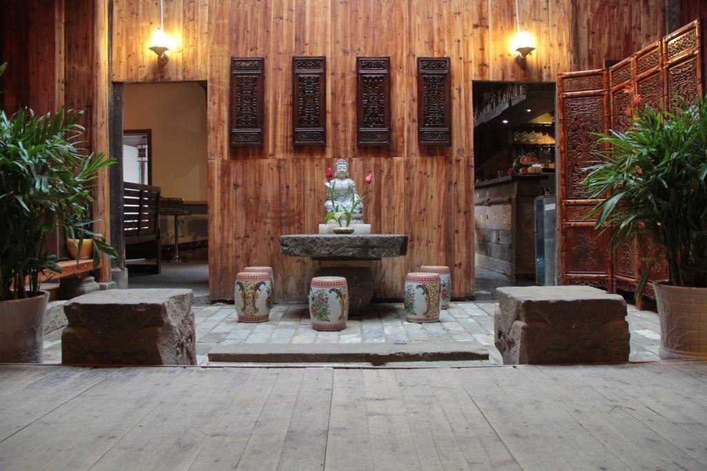 Ferienwohnung Old Street Courtyard Huang Shan Exterior foto