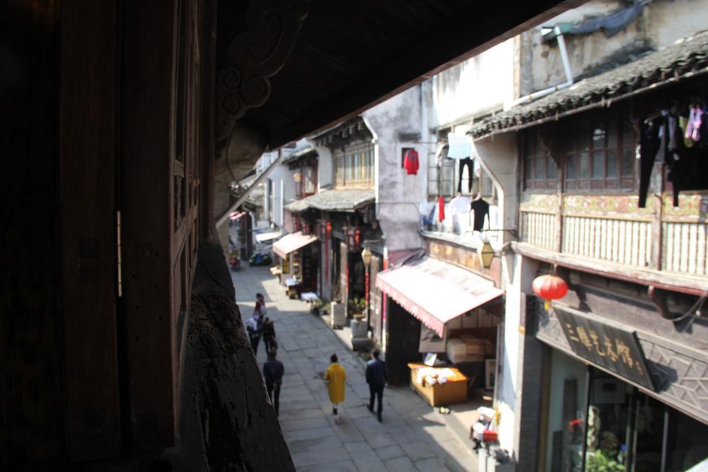 Ferienwohnung Old Street Courtyard Huang Shan Exterior foto