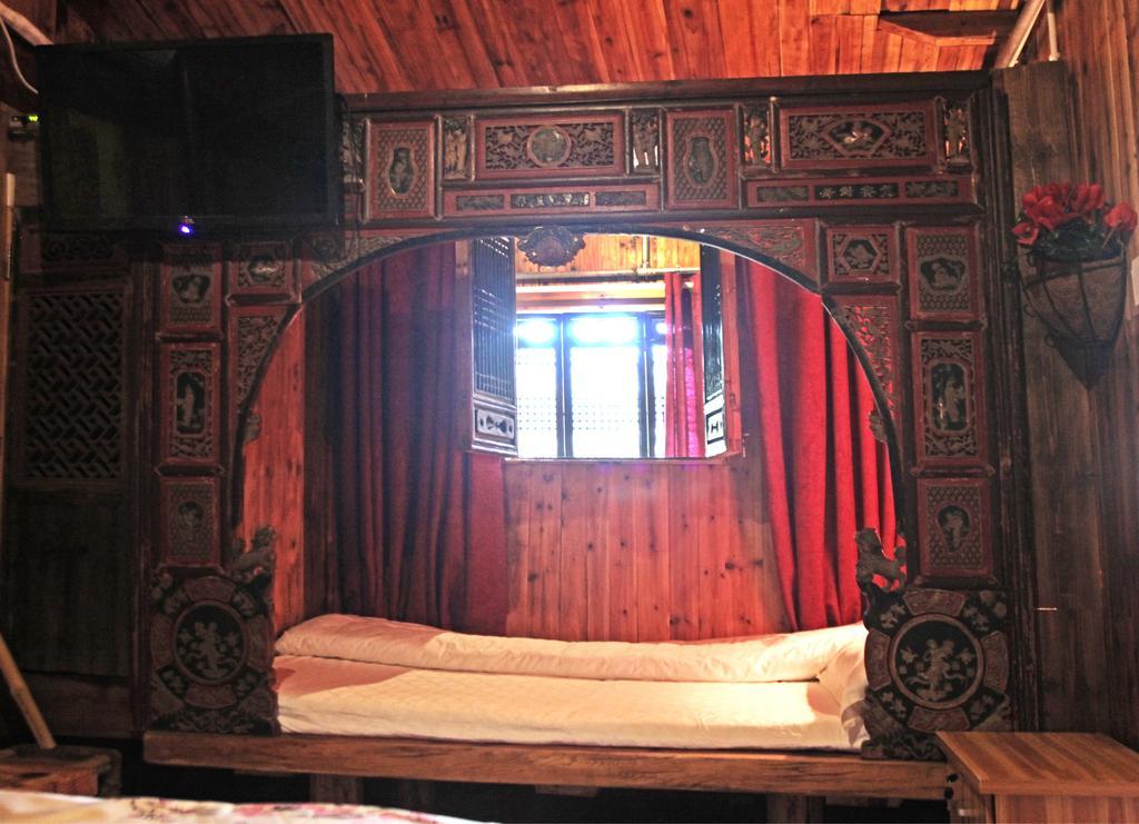 Ferienwohnung Old Street Courtyard Huang Shan Exterior foto