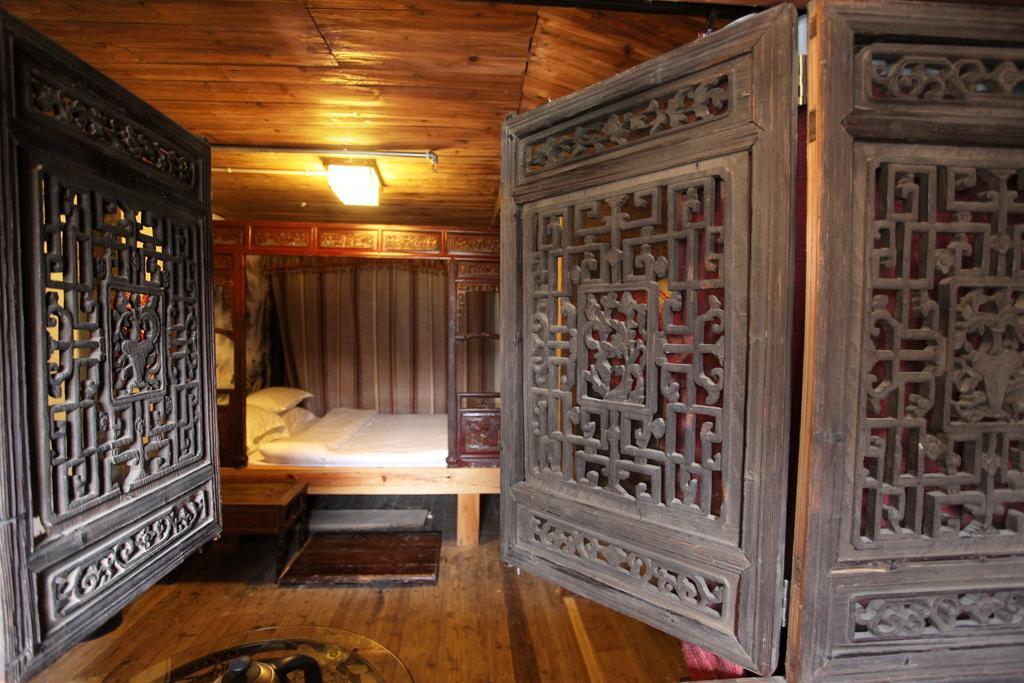 Ferienwohnung Old Street Courtyard Huang Shan Exterior foto
